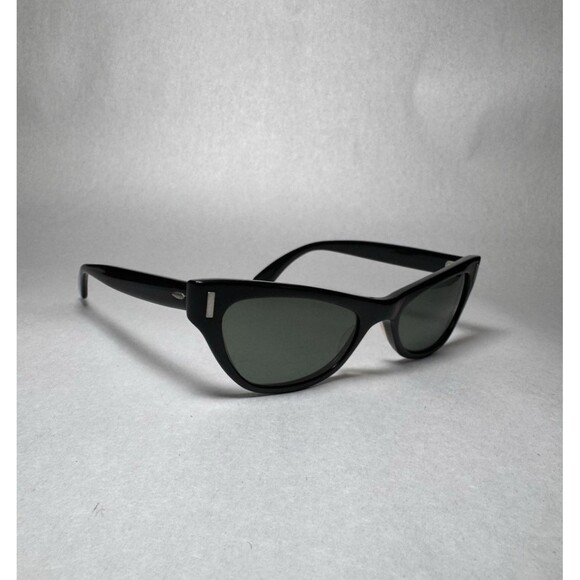 Vintage RAY-BAN B&L Black Cat Eye Sunglasses USA - Picture 2 of 13